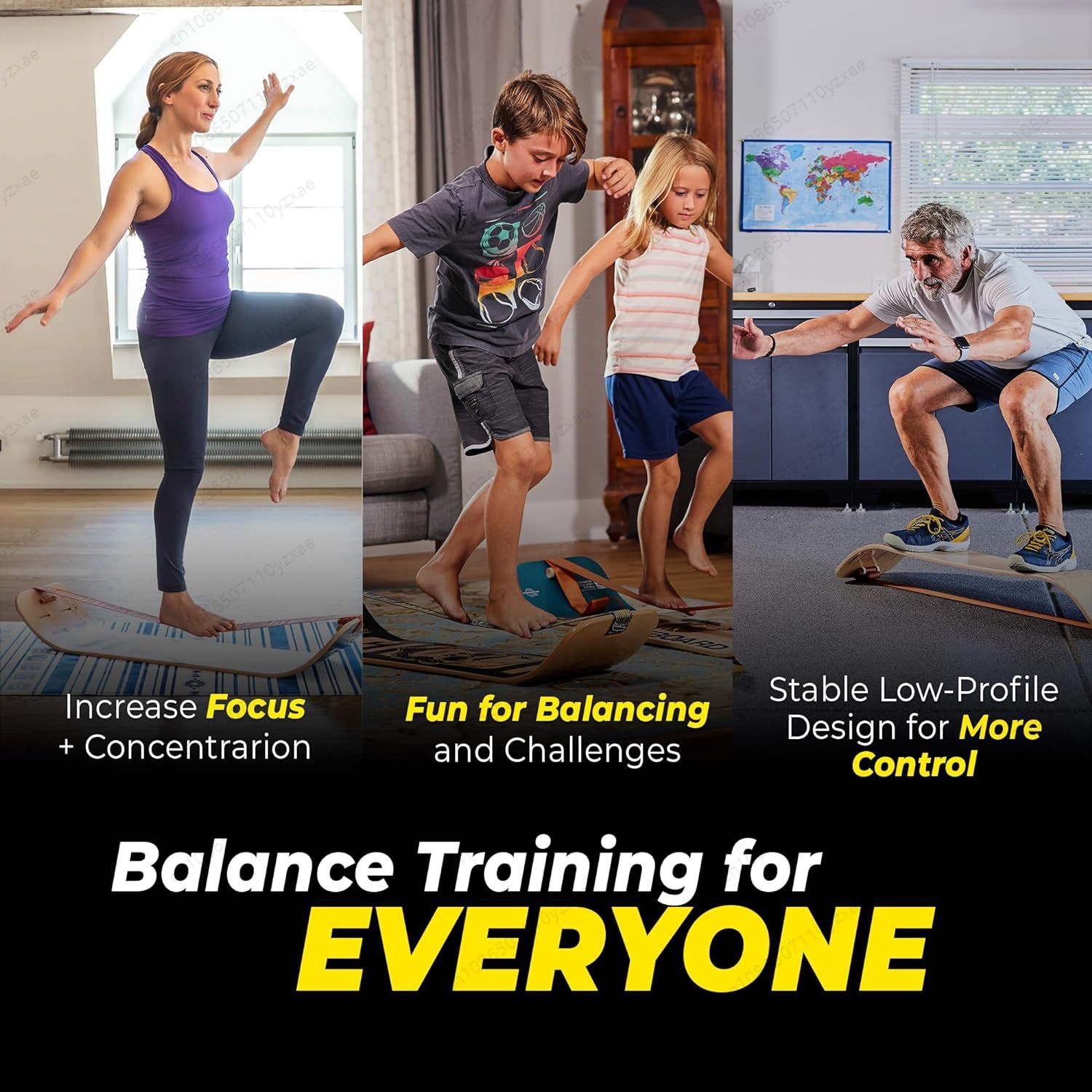 Slackline Balance Trainer Boar - Balance Board Wobble review and price