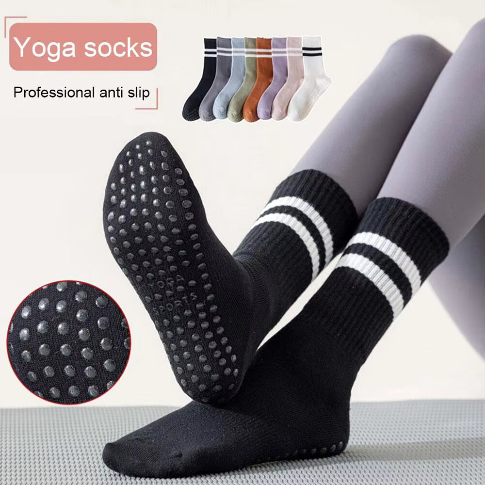 1/3/4 Pair Anti Slip Yoga Sock - Pilates Yoga Youtube review and price