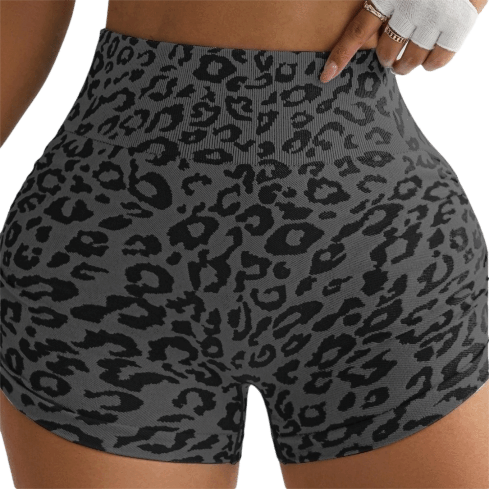 Casual Leopard High Waist Shor - Pilates Yoga Oxford review and price