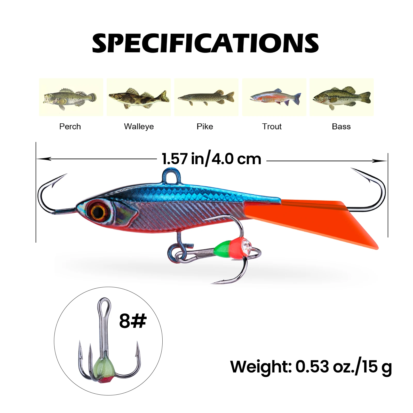 Goture Ice Fishing Lure Winter - Balance Board Wobble review and price