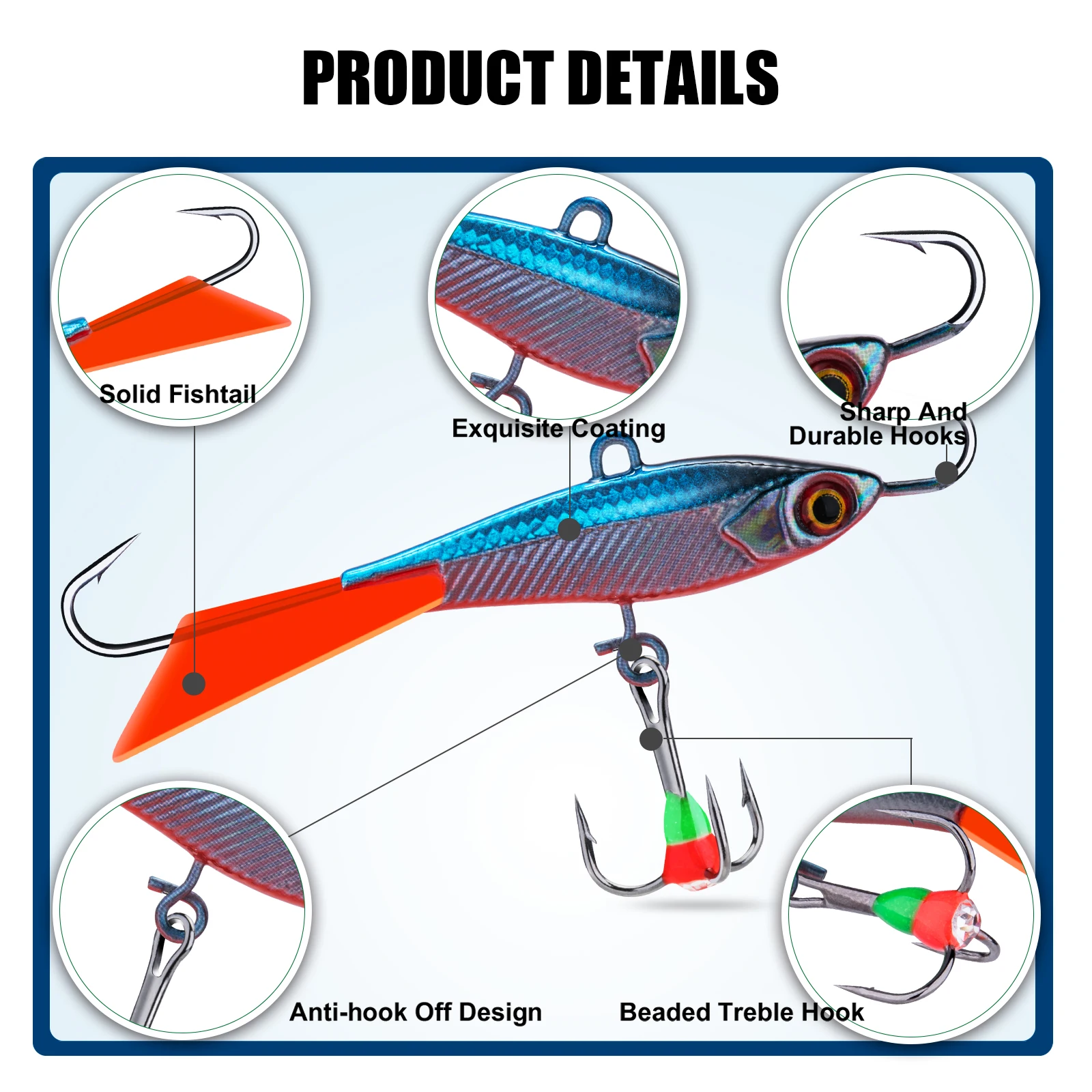 Goture Ice Fishing Lure Winter - Balance Board Wobble review and price