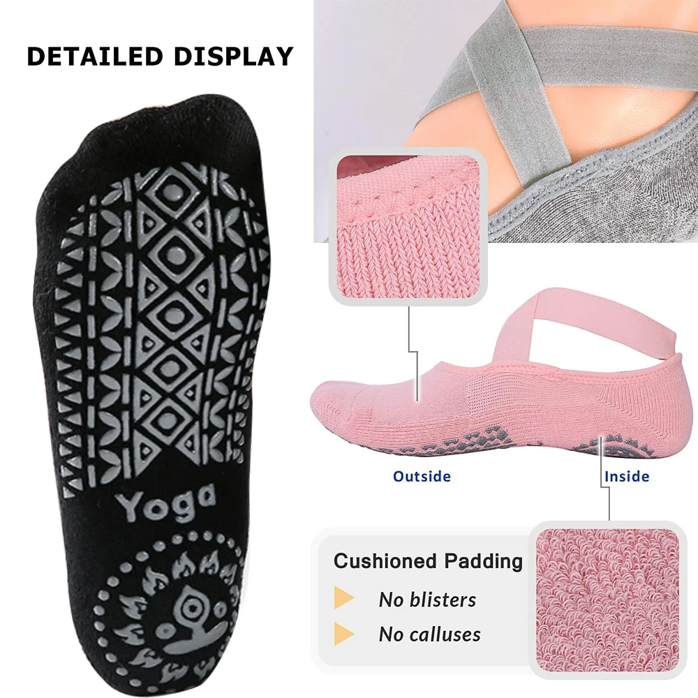 1Pair Yoga Socks for Women Non - Pilates Yoga Workout review and price