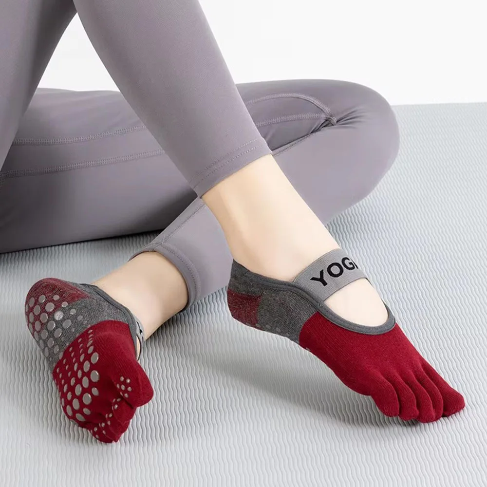 1 Pair of Women's Five Finger  - Pilates Yoga Youtube review and price
