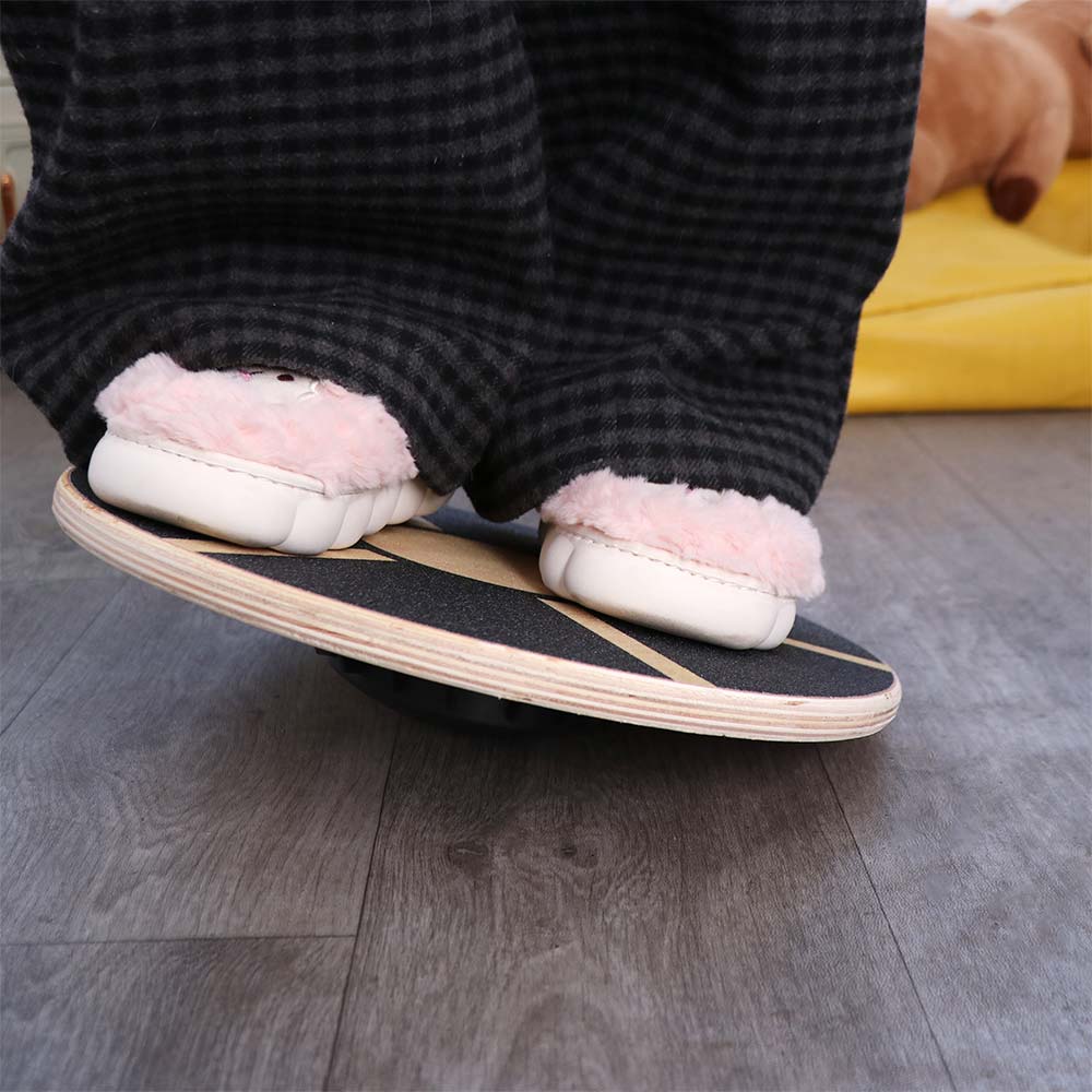 Wooden Round Balance Training  - Balance Board Wobble review and price