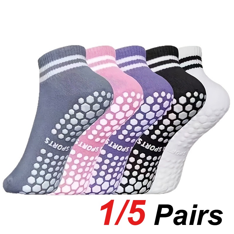 1/5 Pair Women's Silicone Anti - Pilates Yoga Youtube review and price