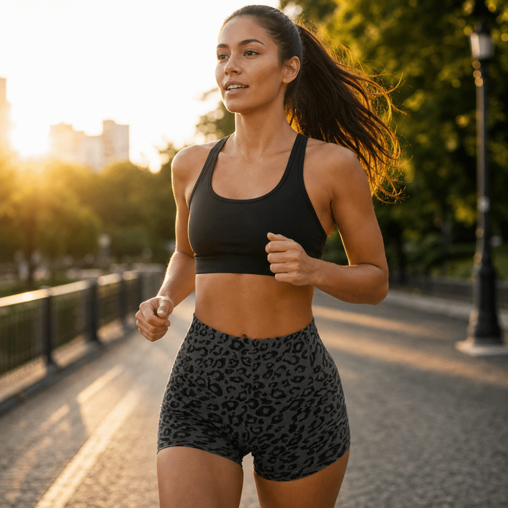 Active Wear Leopard High Waist - Pilates Yoga Oxford review and price