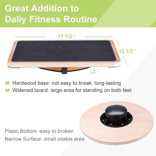 Professional Wooden Balance Bo - Balance Board Wobble review and price