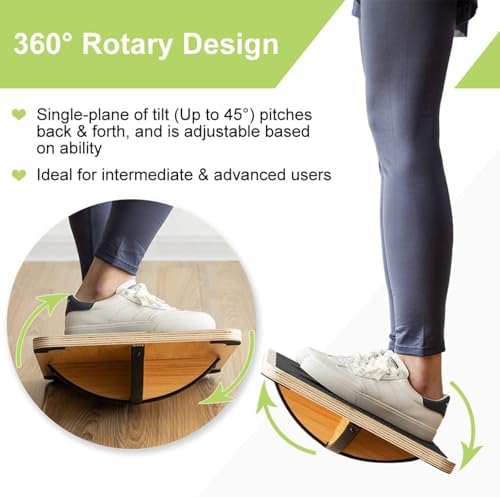 Professional Wooden Balance Bo - Balance Board Wobble review and price
