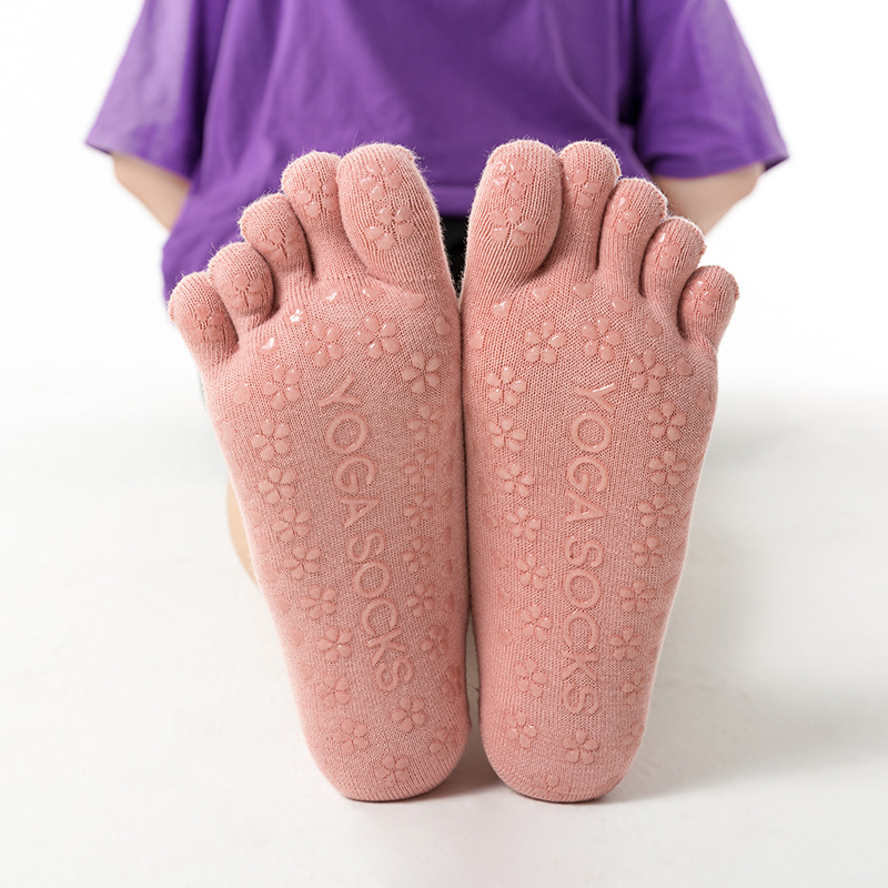 Yoga Sock Women Mid Tube Cotto - Pilates Yoga Youtube review and price