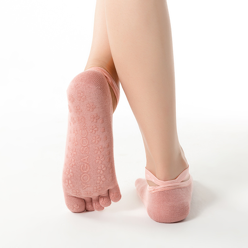 Yoga Sock Women Mid Tube Cotto - Pilates Yoga Youtube review and price