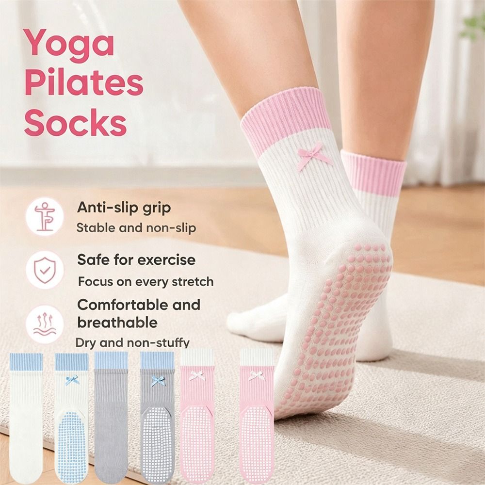 New Cotton Yoga Socks Silicone - Pilates Yoga Y Barre review and price