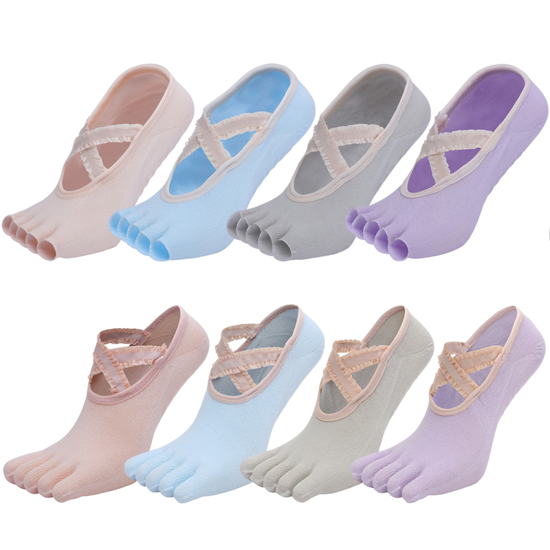 Five Finger Yoga Socks Lace Cr - Pilates Yoga Workout review and price