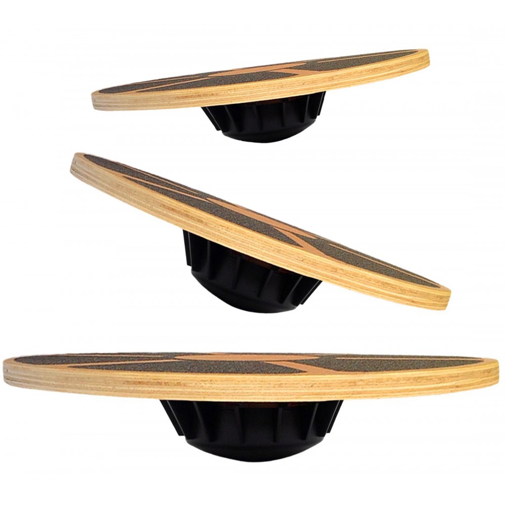 Non-Slip Wooden Wobble Balance - Balance Board Wobble review and price